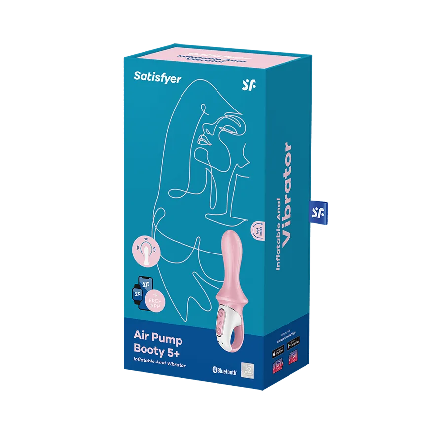 анальный вибратор satisfyer air pump booty 5+ red 038551sa в Севастополе