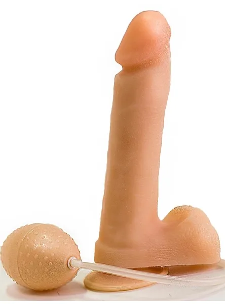 фаллоимитатор - реалистик на присоске с грушей 181500ru в Севастополе