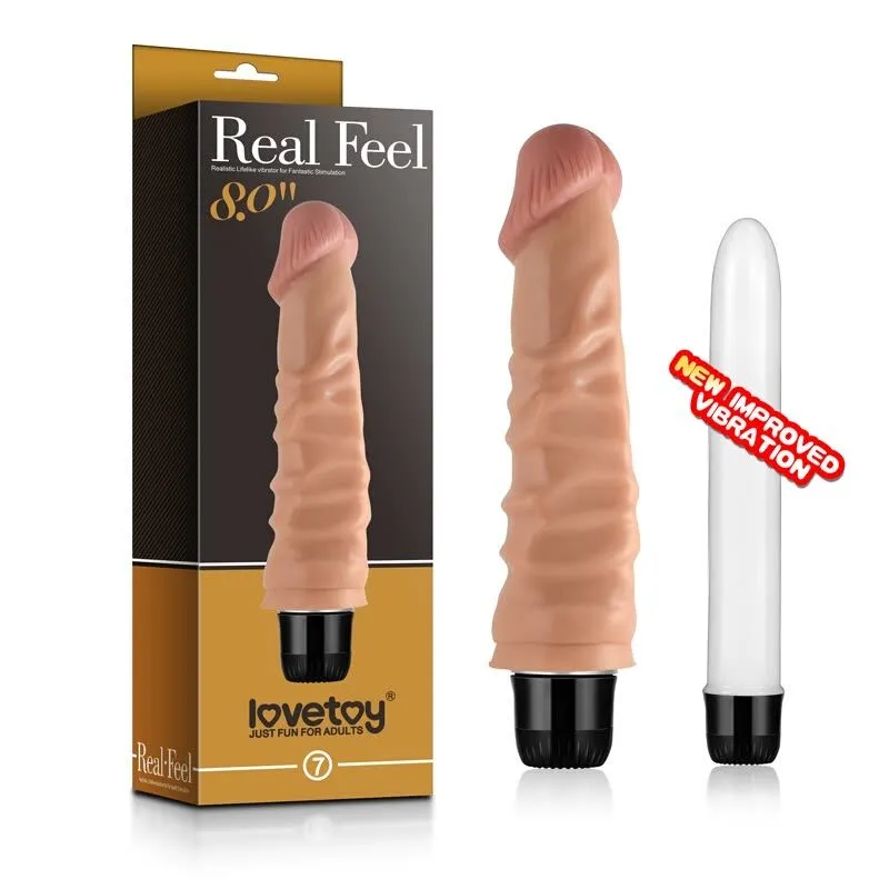 вибратор lovetoy real feel cyberskin, телесный в Севастополе