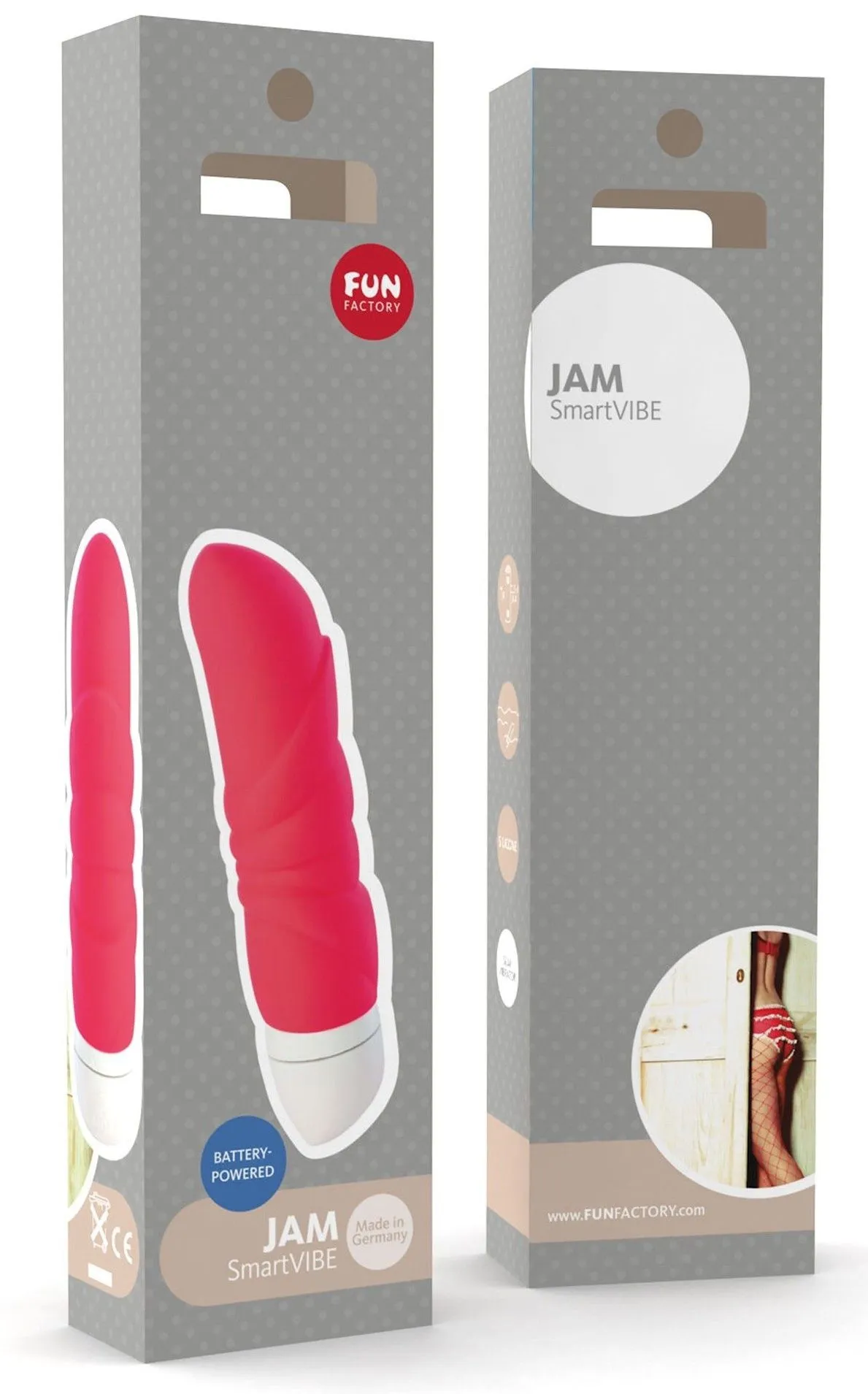 вибратор fun factory jam, ярко-оранжевый в Севастополе