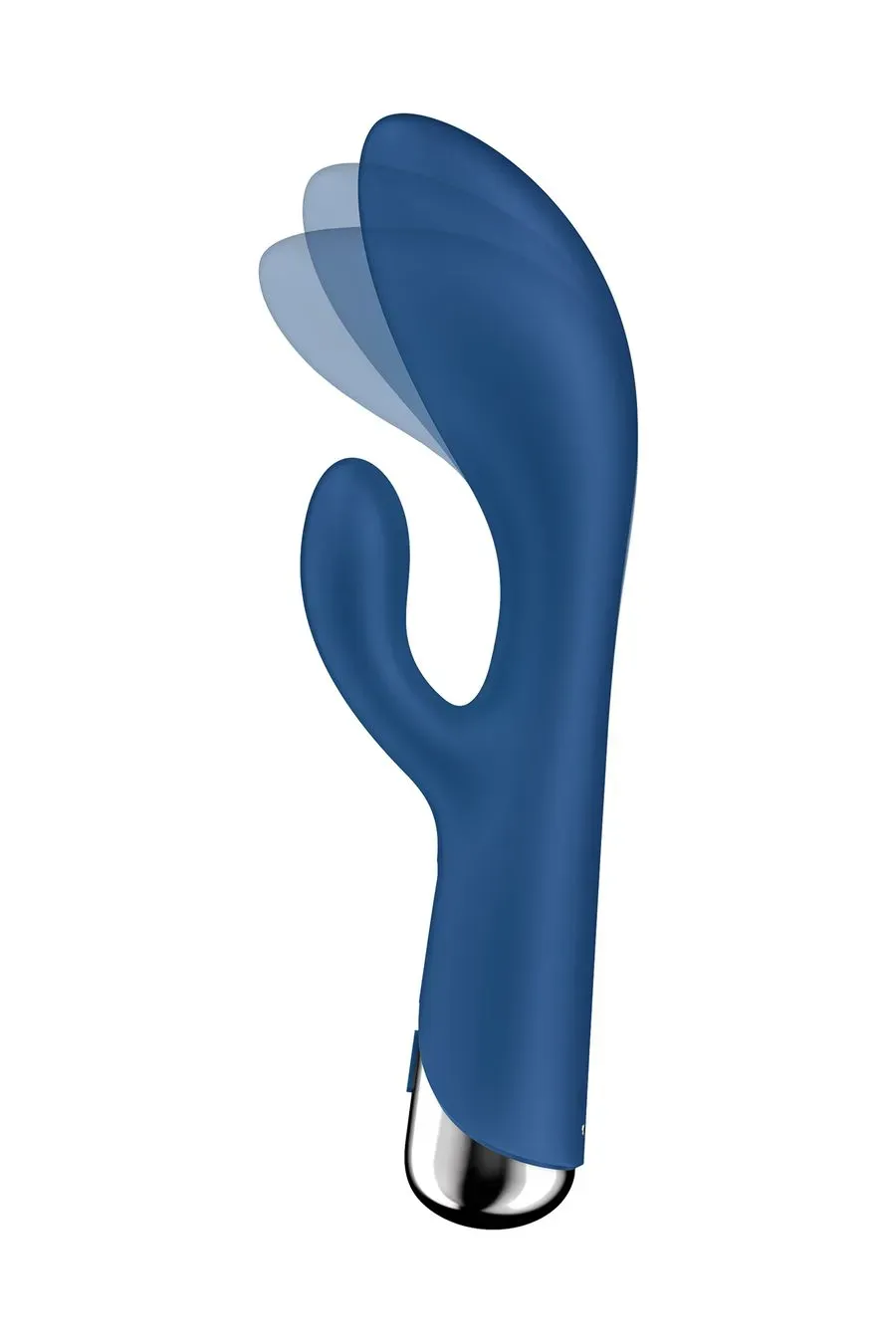 вибратор-кролик с ротацией satisfyer spinning rabbit 1, силикон, синий, 20,5 см в Севастополе