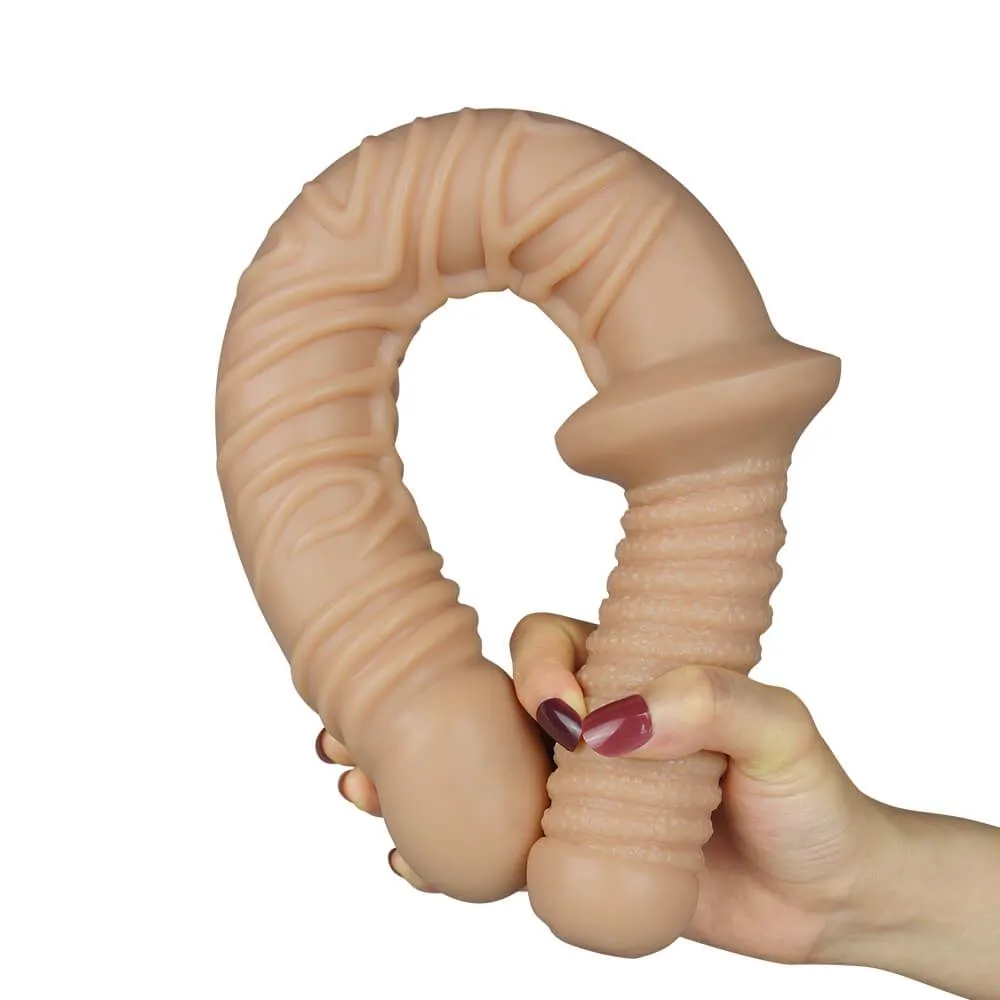 фаллоимитатор двойной lovetoy дамоклов меч, телесный в Севастополе