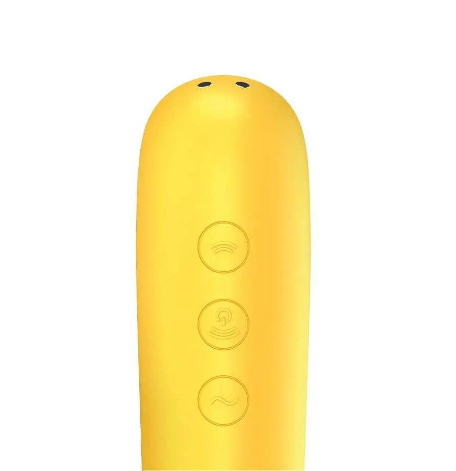 вакуум-волновой бесконтактный стимулятор клитора satisfyer dual love, жёлтый в Севастополе