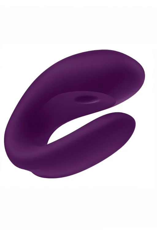 парный вибратор satisfyer double joy с возможностью управления через приложение (фиолетовый) в Севастополе