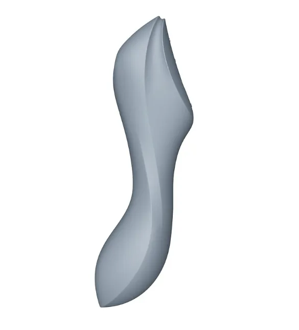 двухсторонний стимулятор с вибрацией и вакуумно-волновым эффектом curvy trinity 3 (bluegrey) (eu+wor в Севастополе