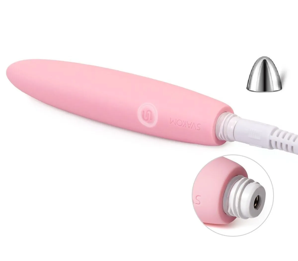 мини-вибромассажер svakom daisy, розовый в Севастополе