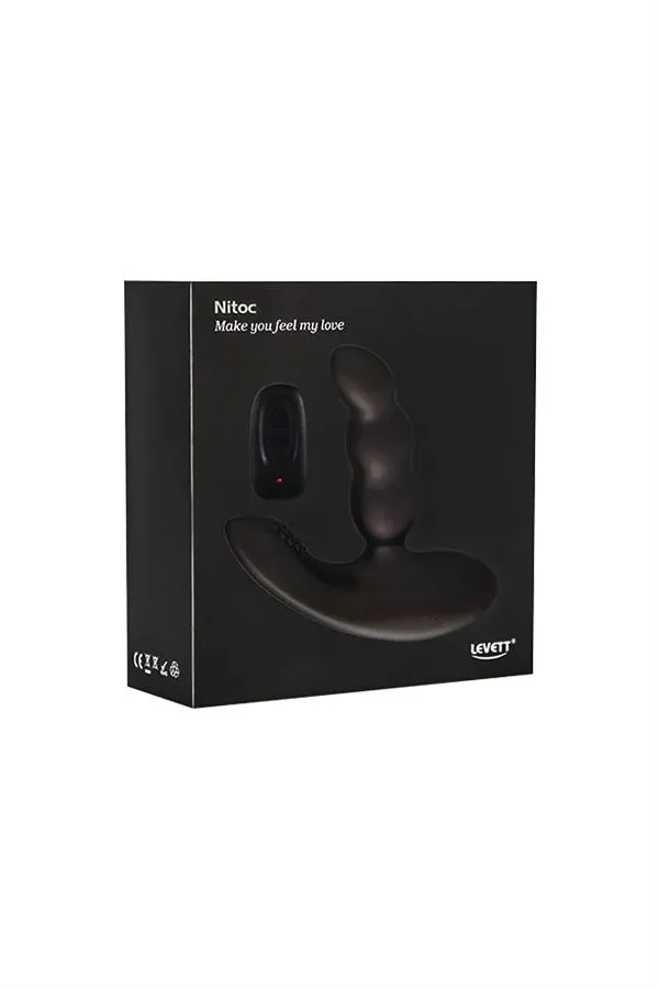 стимулятор простаты levett nitoc, силикон, черный, 12,5 см в Севастополе