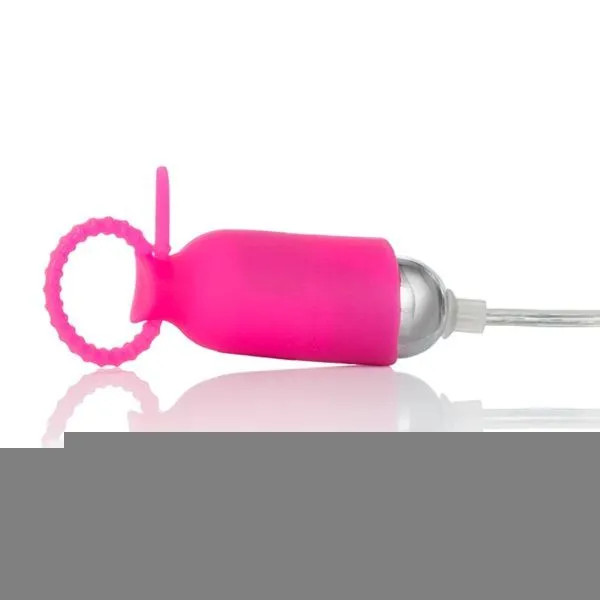 Виброзажимы на соски California Exotic Vibrating Nipple Pleasurizers, розовые