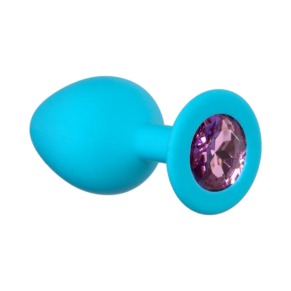 анальная пробка emotions cutie medium turquoise pink crystal 4012-03lola в Севастополе
