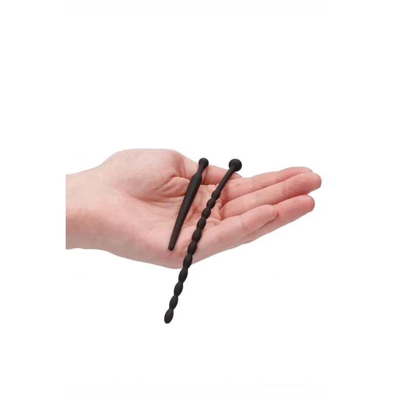 набор уретральных бужей silicone beginners plug set черный в Севастополе