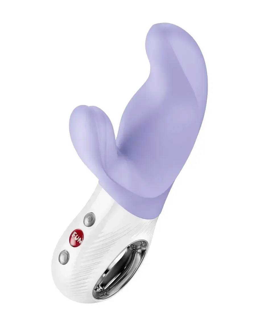 вибратор с клиторальным стимулятором fun factory miss bi, силикон, сиреневый, 17 см в Севастополе