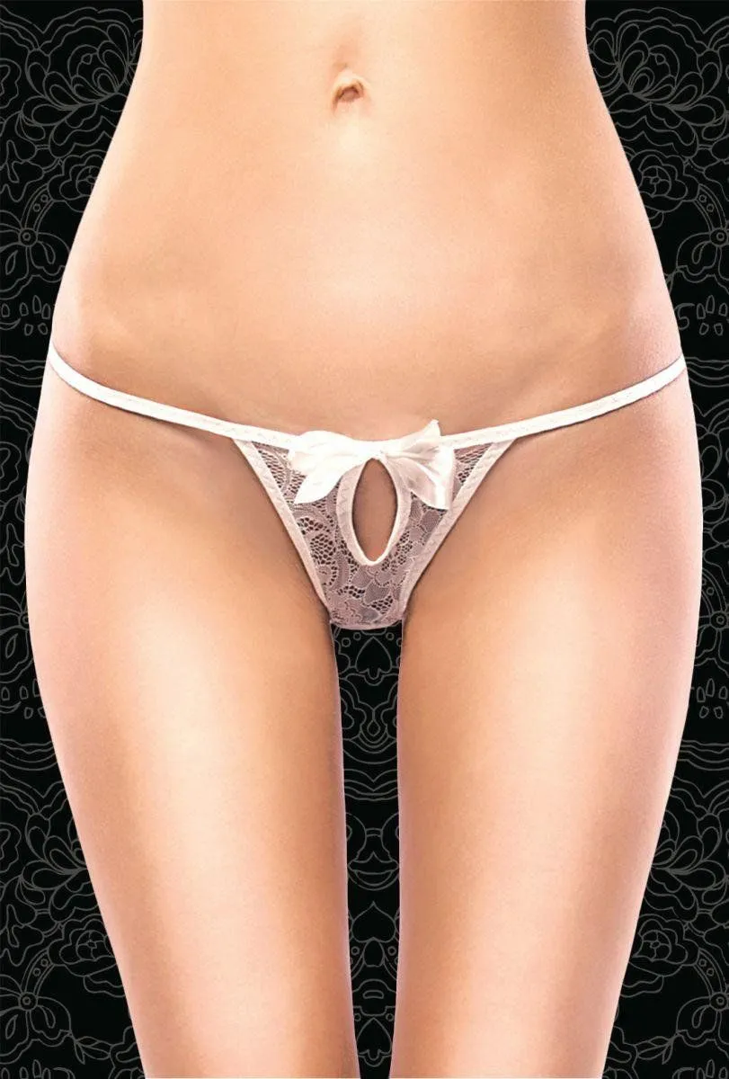 Эротическое стринги с вырезом flirton 2682 белые в Севастополе
