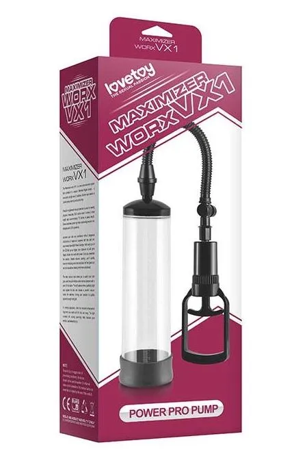 вакуумная помпа lovetoy maximizer worx vx1, прозрачная в Севастополе