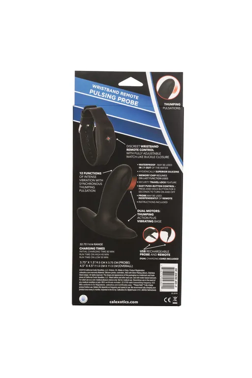 анальный стимулятор pulsing probe с функией "пульсирующее воздействие" и управлением с браслета в Севастополе