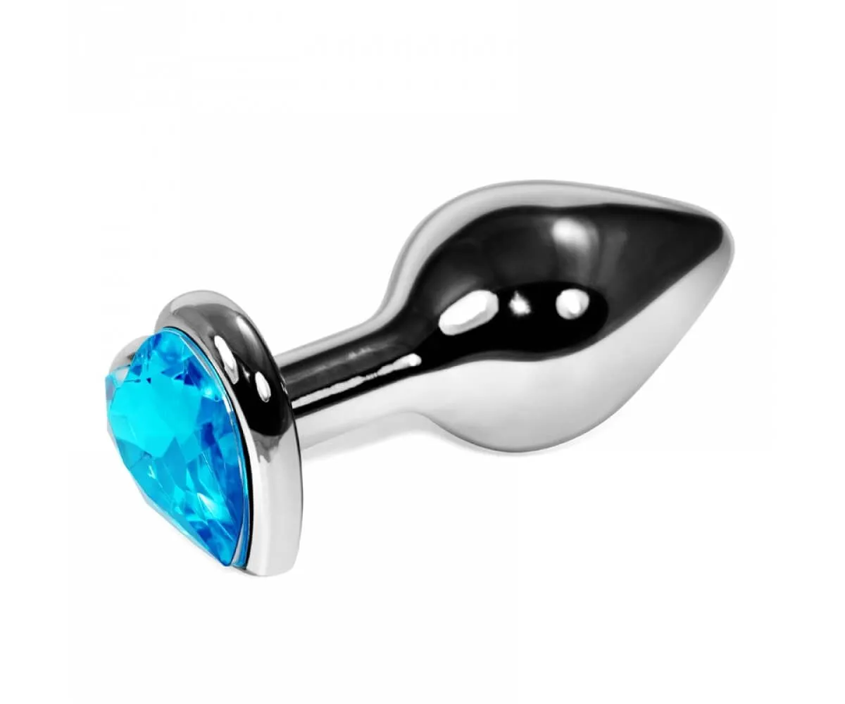 анальная пробка lovetoy rosebud heart, с бирюзовым камнем в Севастополе