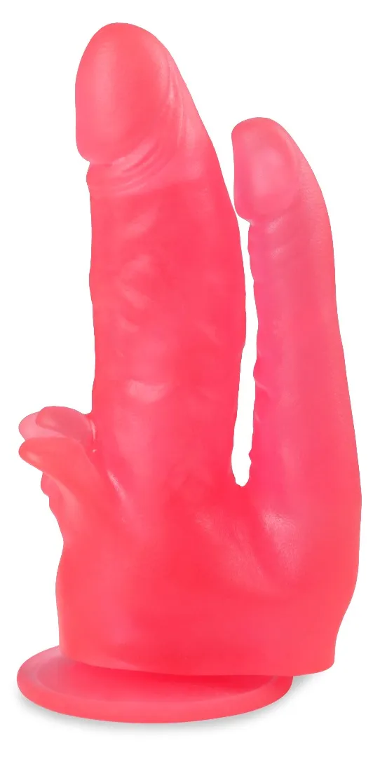 фаллоимитатор на присоске розовый двойной 214900ru в Севастополе