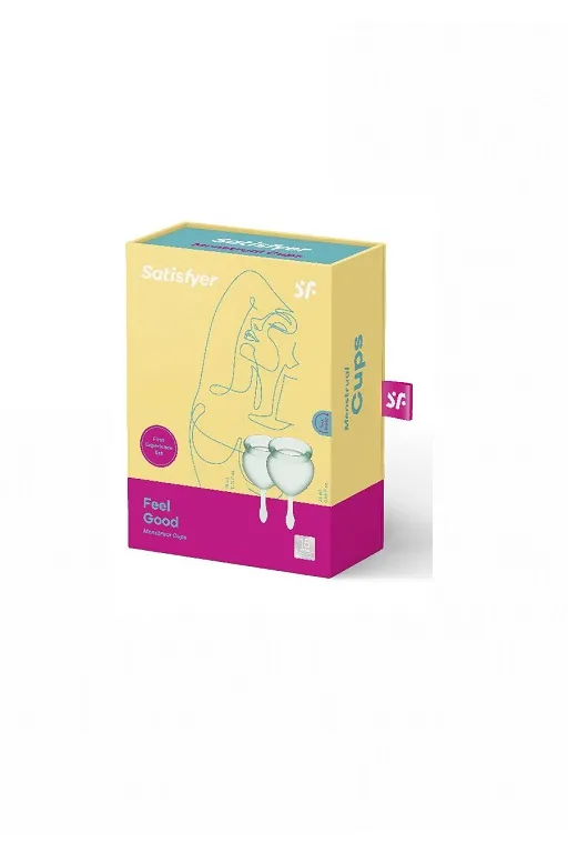 Набор менструальных чаш Satisfyer Feel good Menstrual Cup (light green)