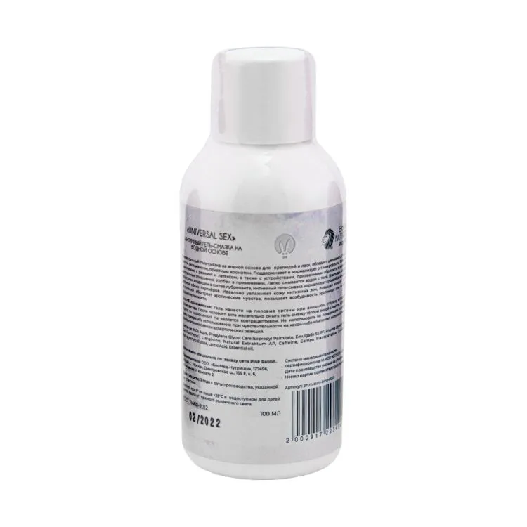 лубрикант pinkrabbit universal sex на водной основе, 100 мл в Севастополе