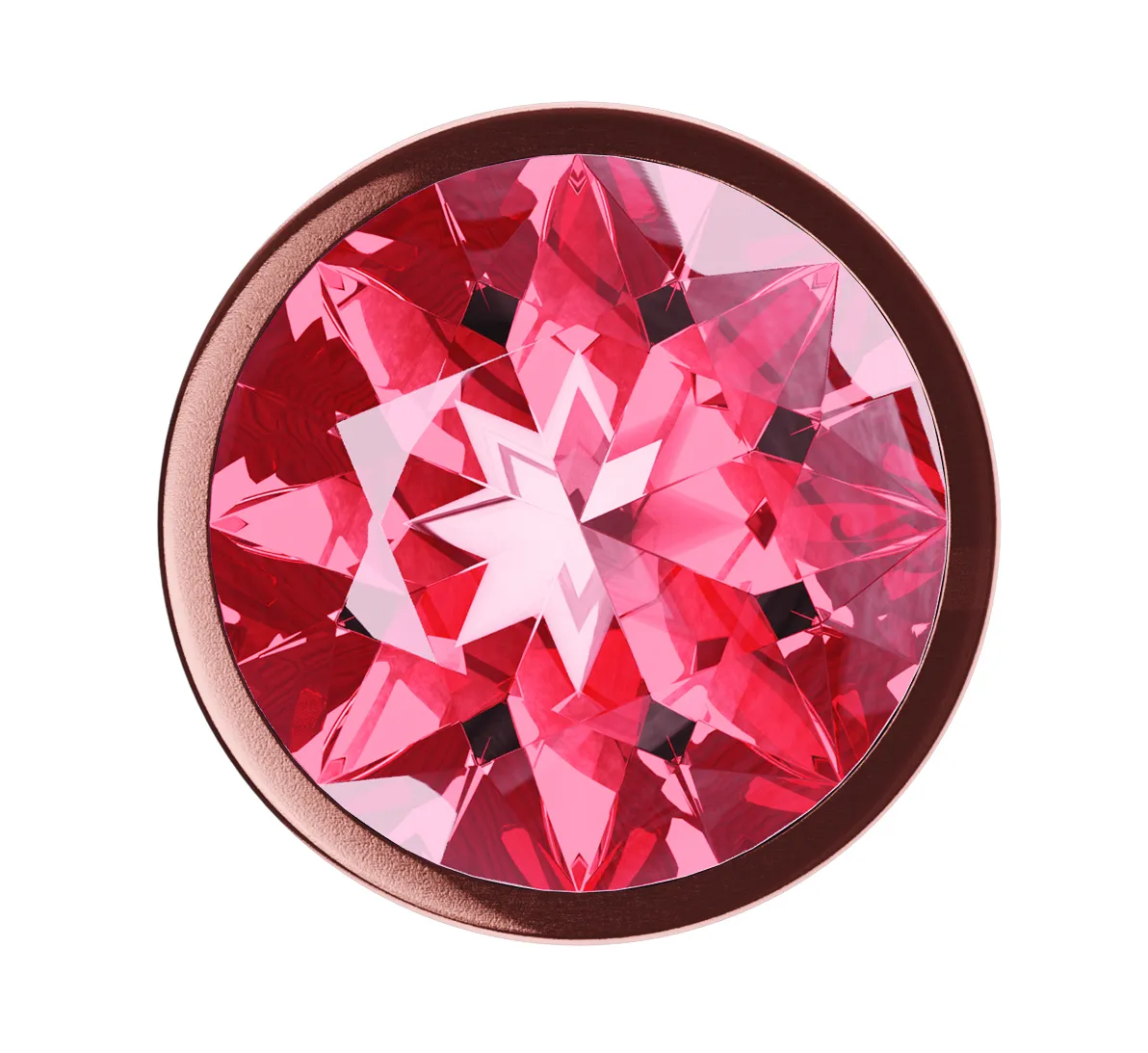 анальная пробка diamond ruby shine l розовое золото 4024-02lola в Севастополе