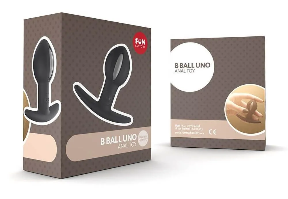 анальный шарик fun factory b ball uno, черно-серый в Севастополе