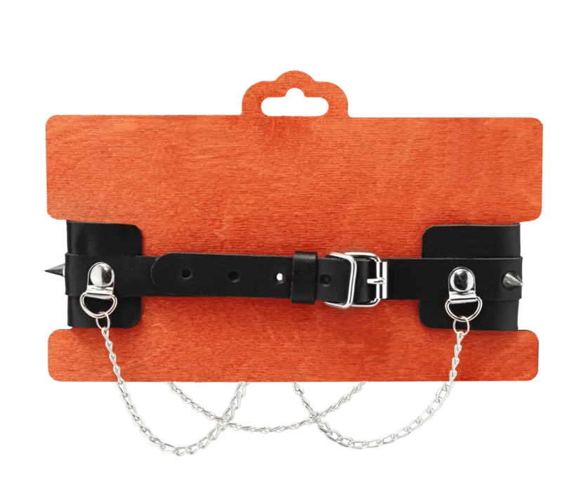 чокер pinkrabbit с шипами и с цепочкой в Севастополе