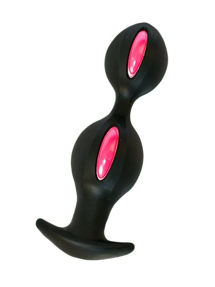 анальные шарики fun factory b balls, черно-малиновые в Севастополе