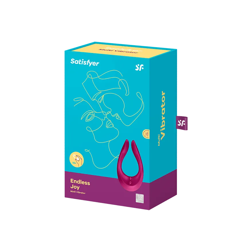 cтимулятор satisfyer endless joy, бордовый в Севастополе