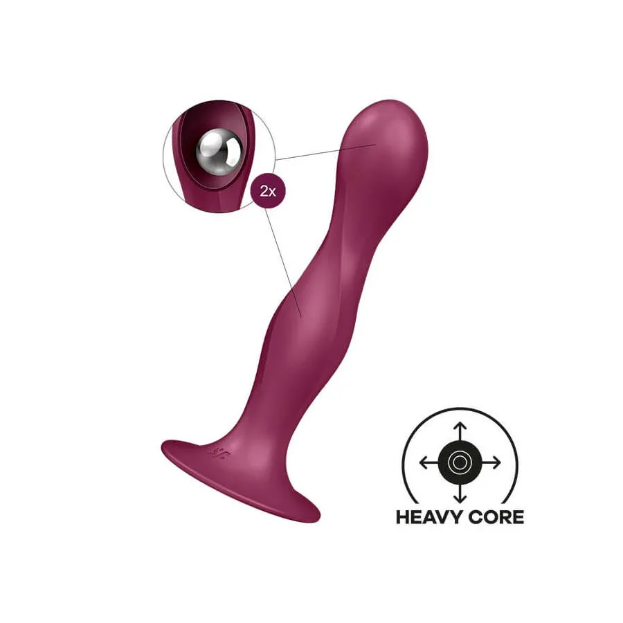 стимулятор с двумя металличискими шариками в стволе  double ball-r (red) в Севастополе