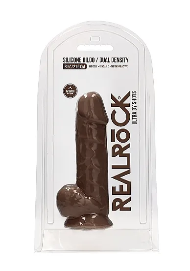 фаллоимитатор silicone dildo with balls - 21,6 см. в Севастополе