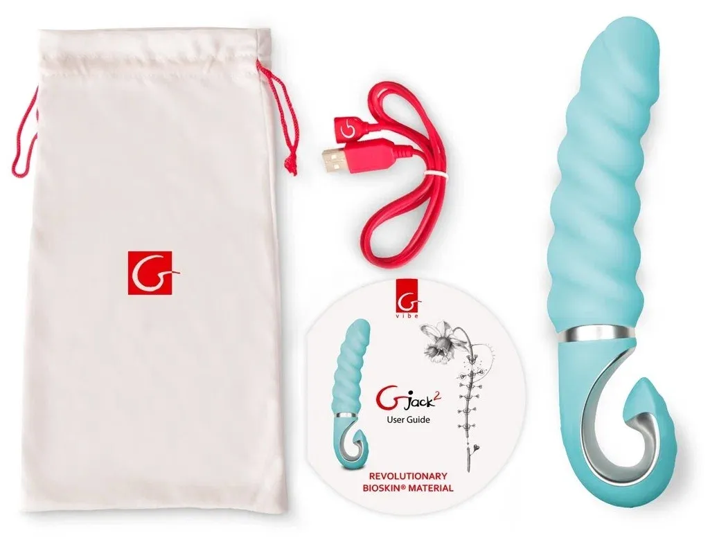 вибратор анатомический gvibe gjack 2, голубой в Севастополе