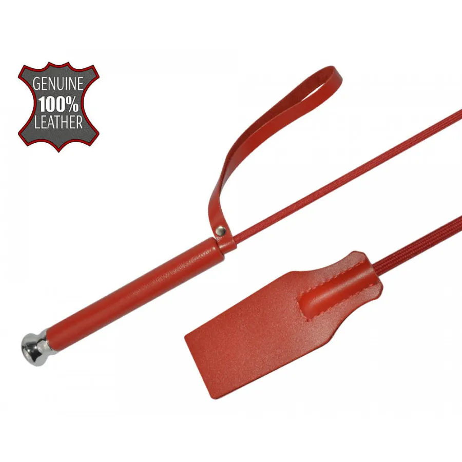 стек красный с деревянной рукоятью и шлепком на конце, общая длина 70 см 3030-2 в Севастополе