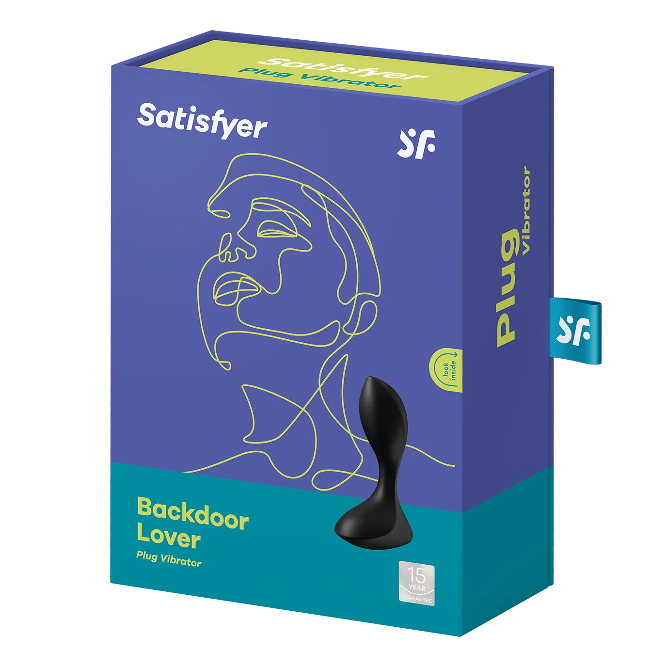 Анальная Пробка с Вибрацией Backdoor Lover black 004181SA