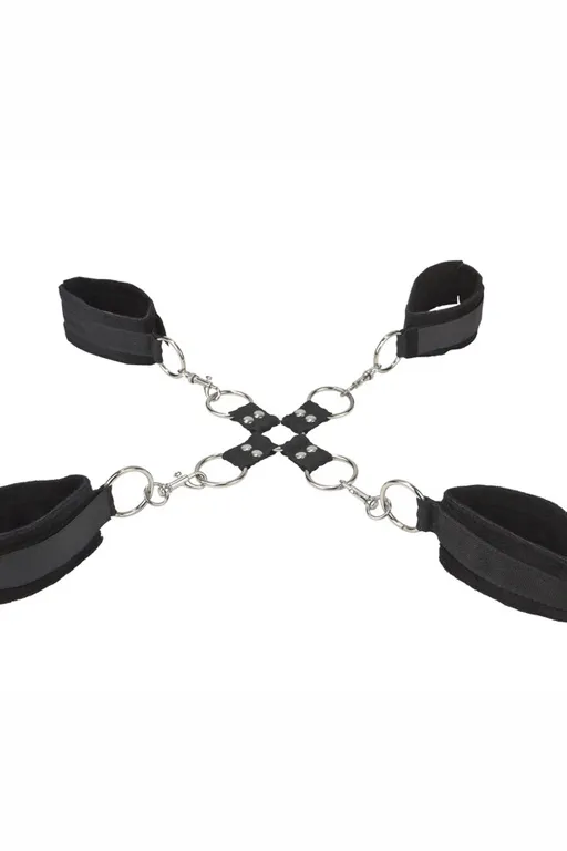 крестообразные наручники (оковы, фиксаторы) для рук и ног velcro hand and leg cuffs в Севастополе