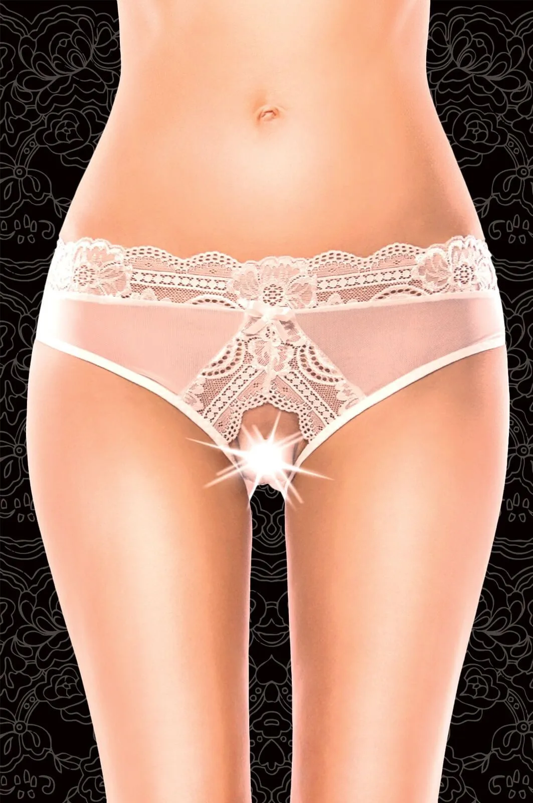 Эротическое стринги с доступом flirton 2712-1 белые в Севастополе