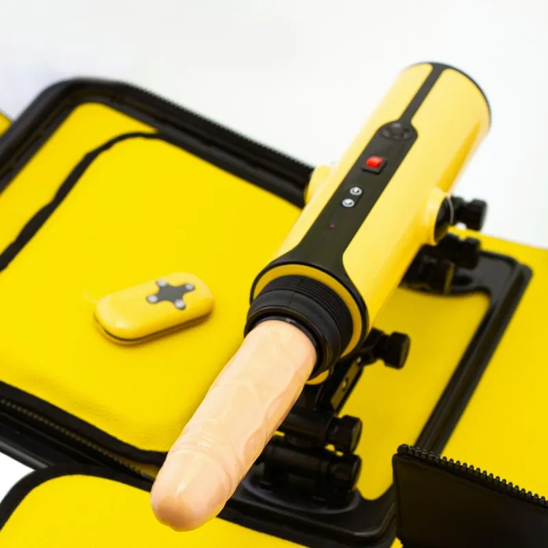 секс-машина в сумке pinkrabbit 310-x5, желтая в Севастополе