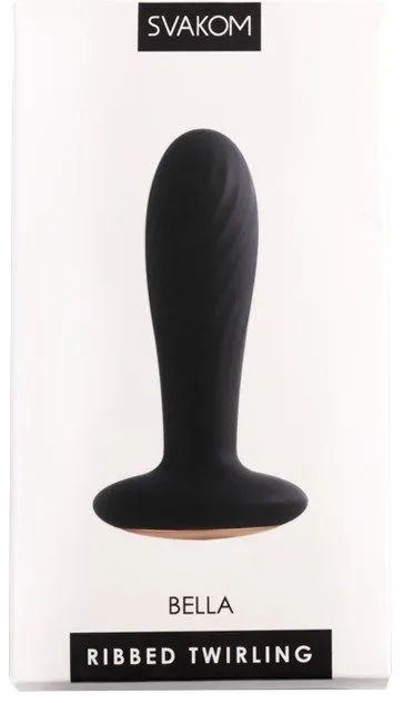 анальная пробка ребристая svakom bella, черная в Севастополе