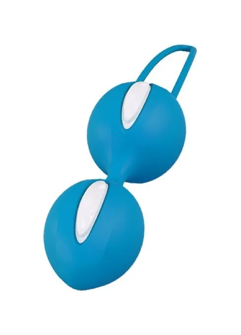 вагинальные шарики fun factory smartballs duo, ярко-голубые в Севастополе