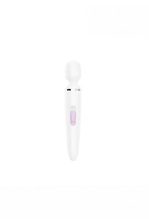 универсальный вибромассажер satisfyer wand-er woman (white/chrome) в Севастополе