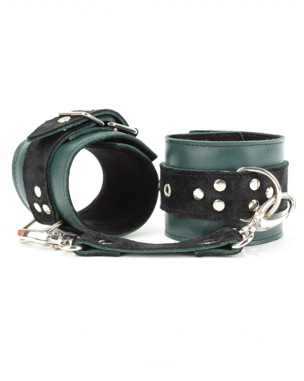 оковы на ноги  lady's arsenal изумруд из кожи и замши 67025ars в Севастополе