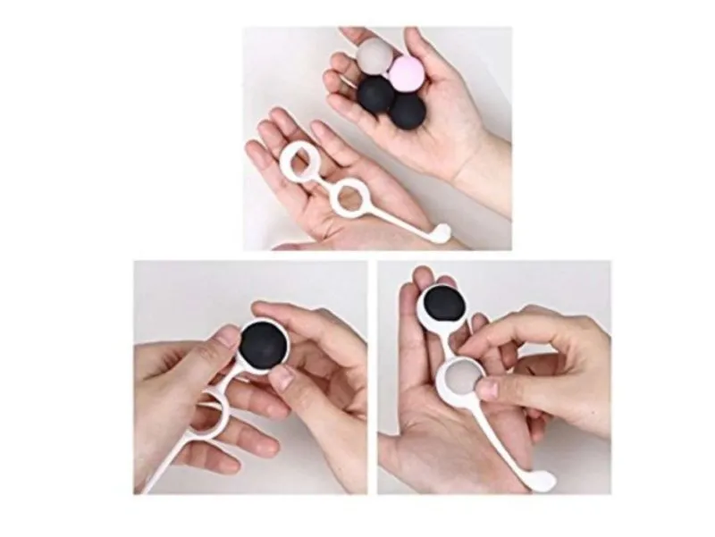 тренажер кегеля pinkrabbit therapeutic dumbbell, 6 шариков в Севастополе