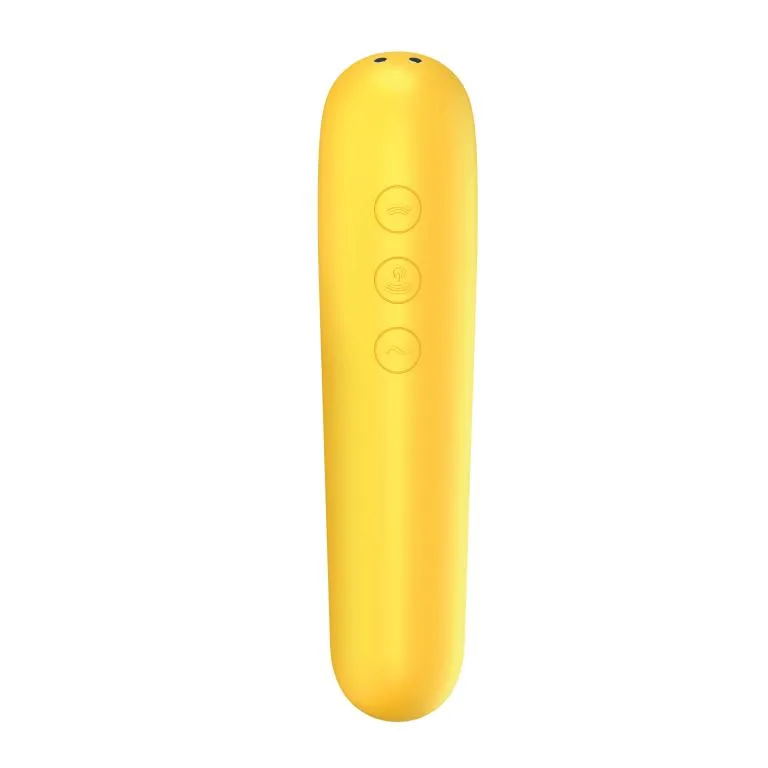 вакуумно-волновой стимулятор dual love желтый в Севастополе