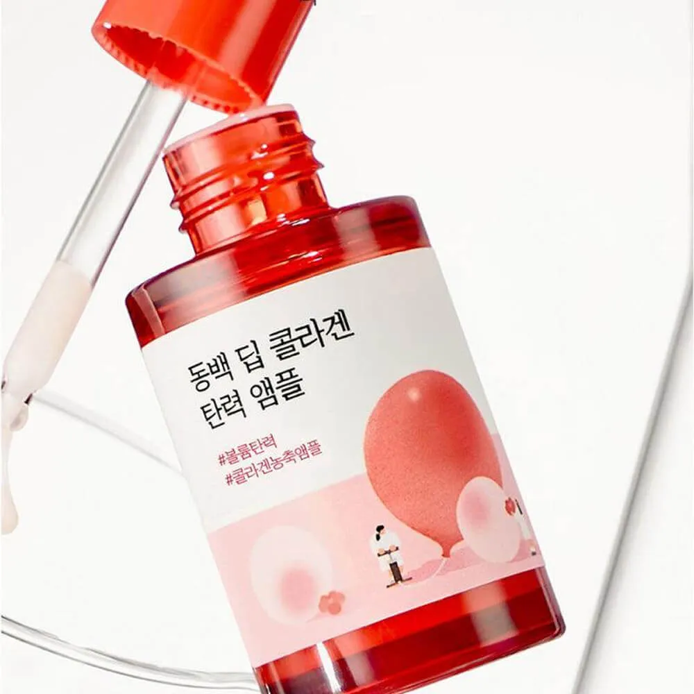 round lab camellia deep collagen firming ampoule, укрепляющая коллагеновая ампула с камелией 30 мл в Севастополе