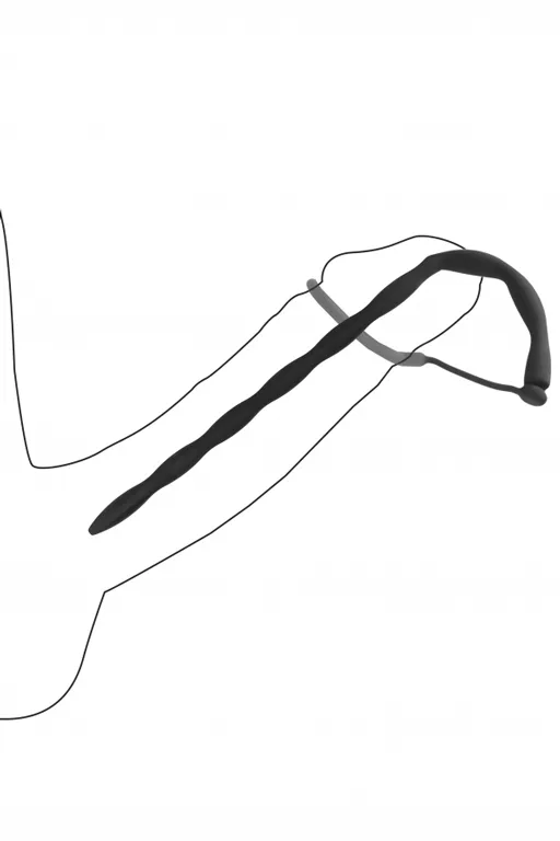 стимулятор уретры с кольцом на головку silicone plug & cock ring set в Севастополе