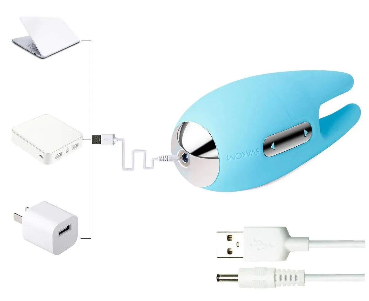 универсальный массажер svakom cookie, голубой в Севастополе