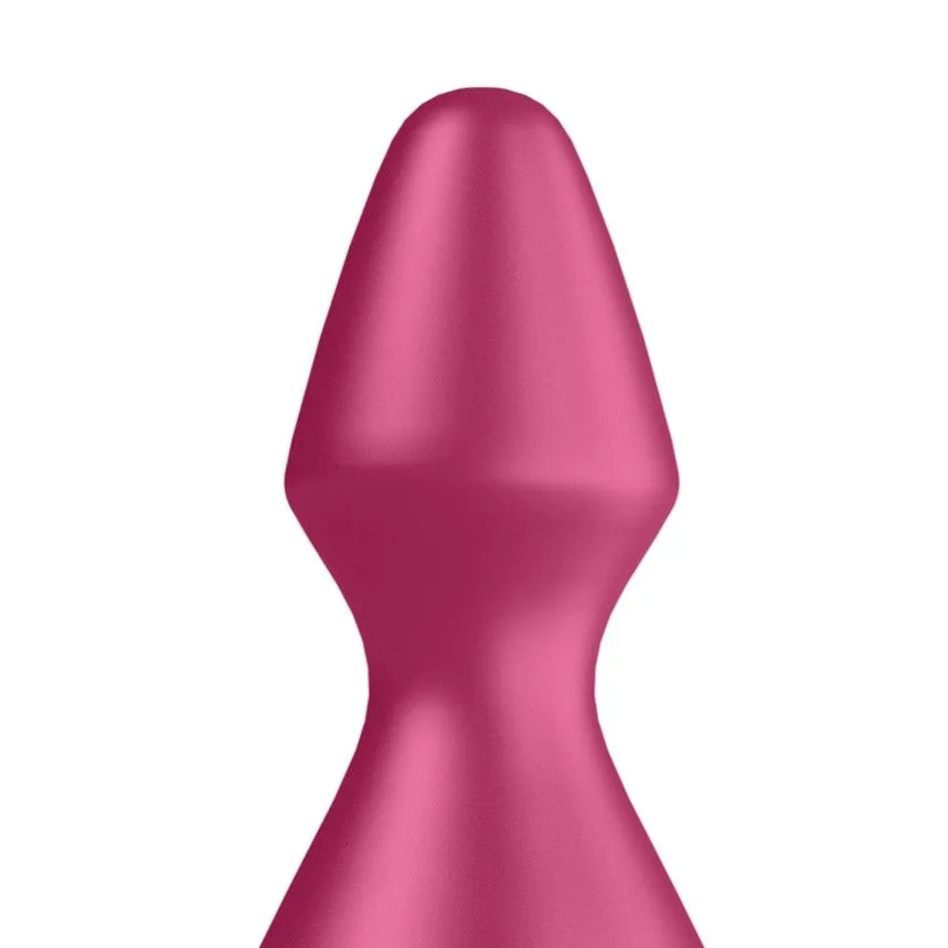 пробка анальная с вибрацией satisfyer lolli plug 1, красная в Севастополе