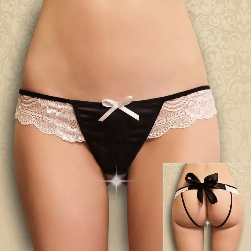 Эротическое стринги контактные flirton с кружевом 2706 в Севастополе