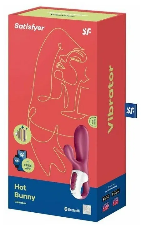 вибромасажер satisfyer hot bunny pink, розовый в Севастополе
