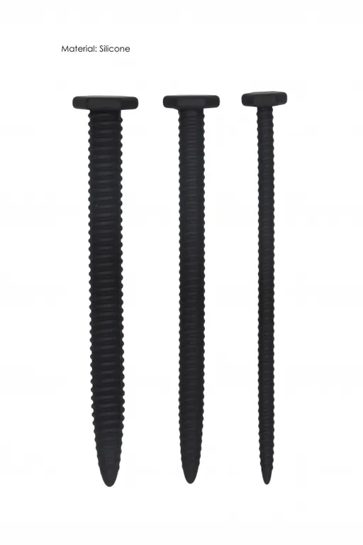 набор из трех стимуляторов уретры (струн) silicone screw plug set в Севастополе