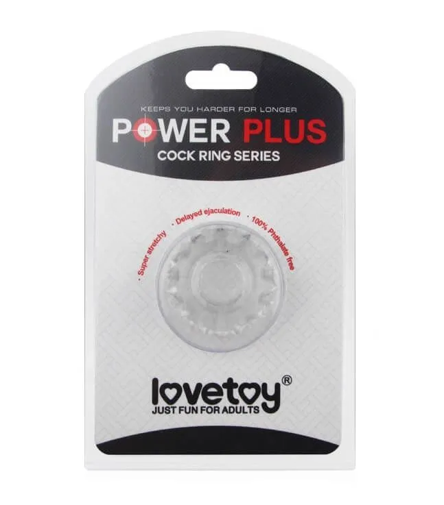 эрекционное кольцо lovetoy power plus 1431, прозрачное в Севастополе