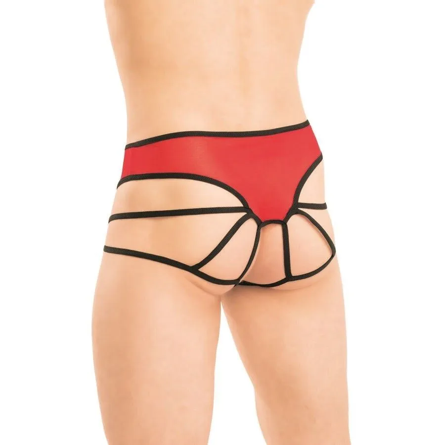 Эротическое трусы мужские flirton, красные в Севастополе